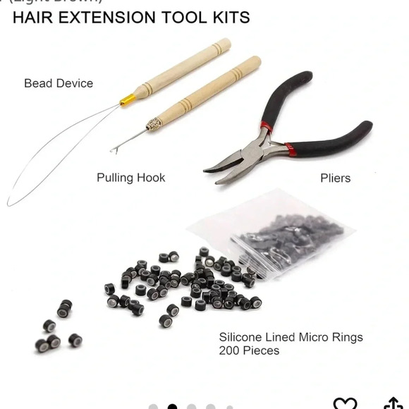 Hair Feather Extension Kit - Includes Feathers, Tools, and Accessories - Picture 3 of 16